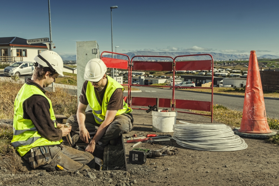Jarðvinna vegna Ljósleiðara Jarðvinna vegna Ljósleiðara
